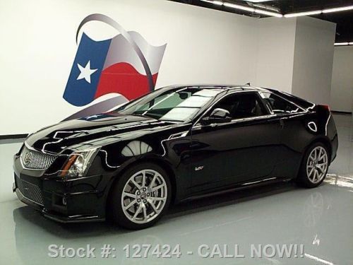 2011 cadillac cts-v coupe supercharged sunroof nav 49k texas direct auto