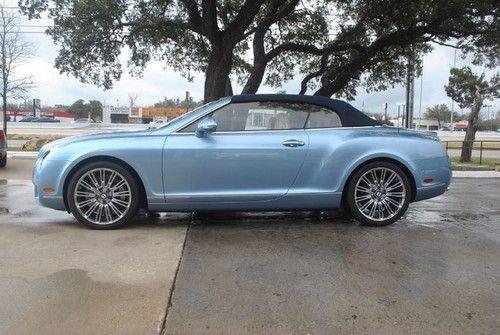 2010 continental gtc speed-one owner low miles!
