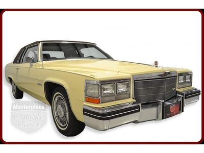 83 cadillac deville original 4.1 liter v8  original 4 speed automatic  yellow