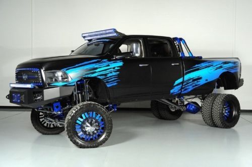 2013 ram 3500 laramie longhorn ed.dually crew cab diesel air suspension lift