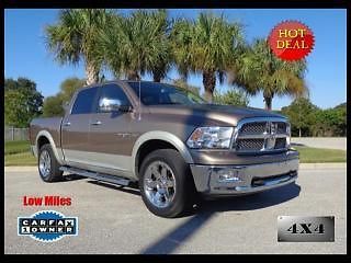 2009 dodge ram 1500 4wd laramie crew navigation/sunroof/rear dvd &amp; more! l@@k