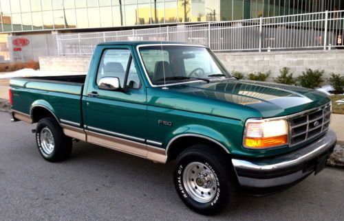 1996 f150 xlt eddie bauer &#034;only 105k&#034; 5.0l. automatic&#034; rare shortbed&#034; x- clean