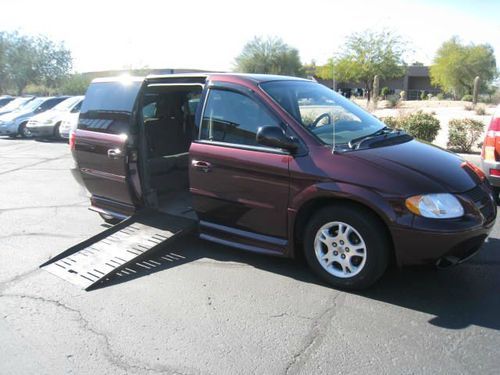 2003 dodge grand caravan sport ! wheelchair handicap ! transfer seat ! wow !