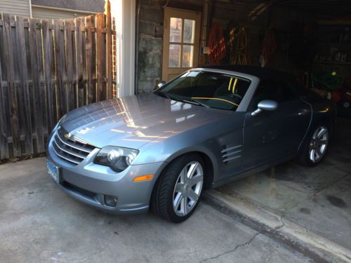 Chrysler crossfire 2005 limited convertible roadster, lt blue, v6 3.2