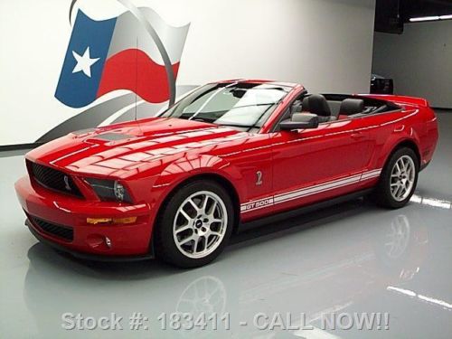 2008 ford shelby gt500 svt cobra convertible nav 49k mi texas direct auto