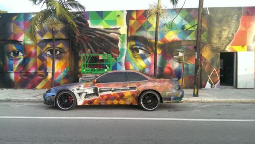 Unique super art car painted by eduardo kobra (700+ hp 1jz big turbo)