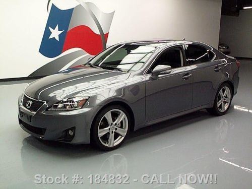 2012 lexus is250 sunroof nav rear cam vent seats 24k mi texas direct auto