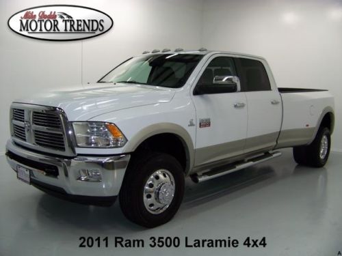 2011 dodge ram 3500 4x4 crew laramie diesel navigation drw heated ac seats 39k