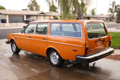 Rare 1976 Volvo 245 DL Station Wagon - Orange, US $2,500.00, image 3