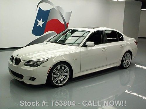 2008 bmw 550i sport sunroof htd leather nav xenons 69k! texas direct auto