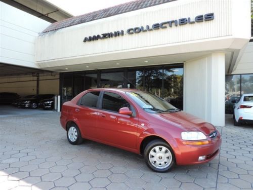 2005 chevrolet aveo lt red sdn financing