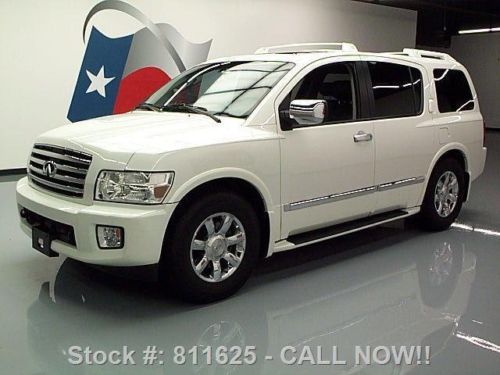 2006 infiniti qx56 7-pass sunroof nav dvd rear cam 59k! texas direct auto