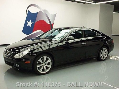 2008 mercedes-benz cls550 p1 sunroof nav vent seats 59k texas direct auto