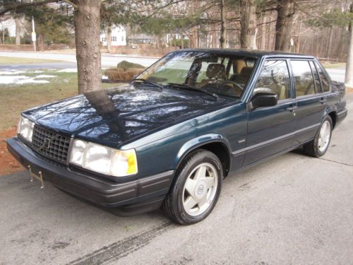 1991 volvo 940 turbo 4dr 16k original mi,auto,4cyl,1 owner,garaged,museumquality