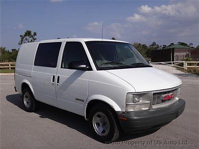 2001 gmc safari cargo van low miles clean carfax florida van work van we finance