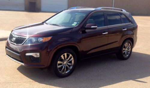 2011 kia sorento sx loaded up nav leather and much more clean title texas car!