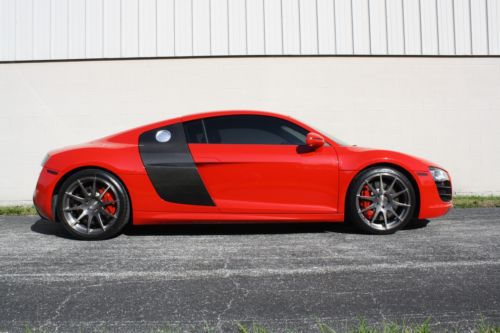 Beautiful red 2009 heffner twin turbo audi r8 850 horsepower