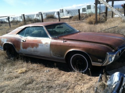 1968 buick riviera base hardtop 2-door project car complete