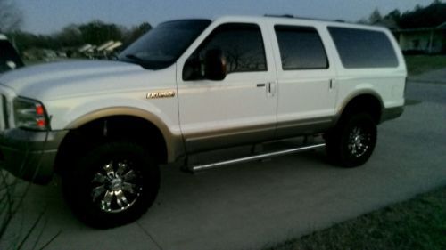 2005 ,ford, excursion, 4x4, lifted,6.0,powerstroke,white,