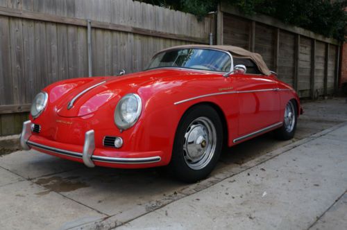 1957 porsche 356 speedster/ replica built by intermaccanica