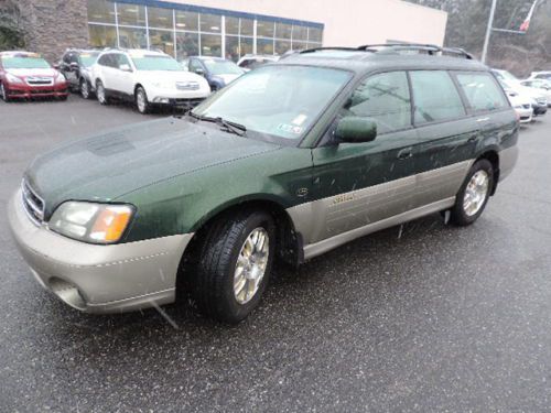 2002 outback, ll bean,no reserve, one owner, no accidents, looks and runs great.