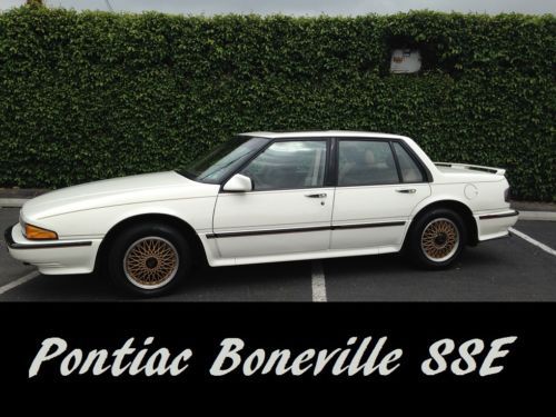 1990 pontiac bonneville sse sedan 4-door 3.8l