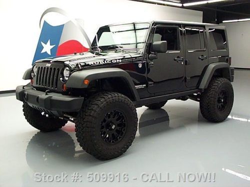 2013 jeep wrangler untld rubicon 4x4 lifted leather nav texas direct auto