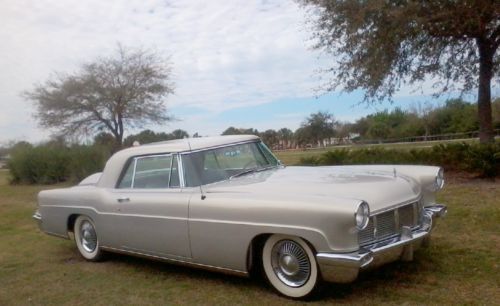 1957 lincoln continental mark ll, light grey iridesent metallic