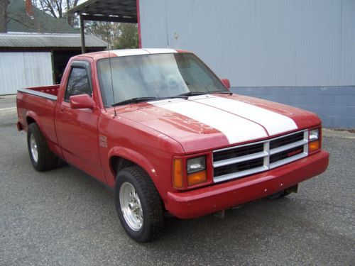 1989 dodge shelby dakoda race truck   hot rod  drag race