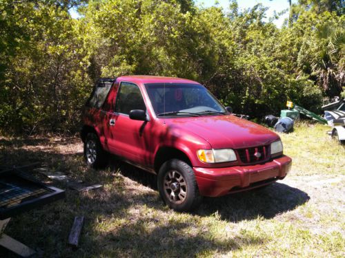 1999 kia sportage base convertible 2-door 2.0l