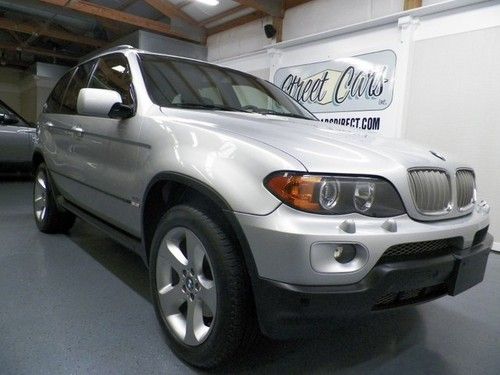 2005 bmw x5 4.4i v8 silver/black, only 57k mi.