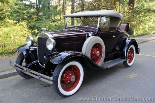 1930 ford model a roadster - restored - fabulous! see video