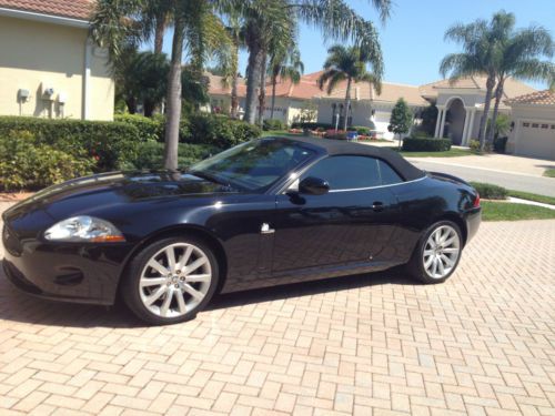 2009 jaguar xk black on black. certified warranty with more than a year left.