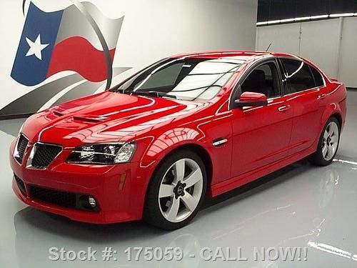 2009 pontiac g8 gt sport 6.0l v8 htd leather 19's 37k texas direct auto