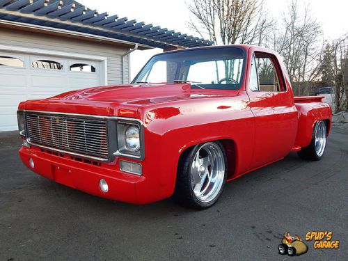 1978 chevy c-10 step-side gm 350 350hp ram jet injected 700r4 air ride 4-disc ac