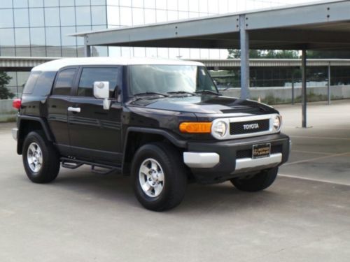 2010 toyota fj cruiser 4wd black blk leather 4x4 95k miles ship assist 4.0l auto