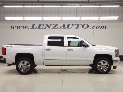 2014 chevrolet silverado 1500 crew-short-ltz-reverse camera-leather-4wd