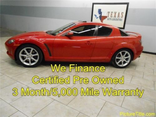 04 rx-8 auto coupe sunroof certified pre owned warranty we finance texas