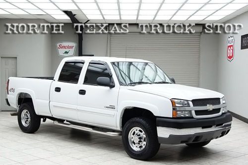 2003 chevy 2500hd diesel 4x4 ls crew cab 8 new injectors