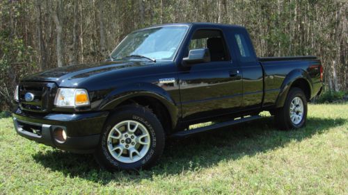 2011 black ford ranger 4x4 supercab xlt package 4 door   24 pics