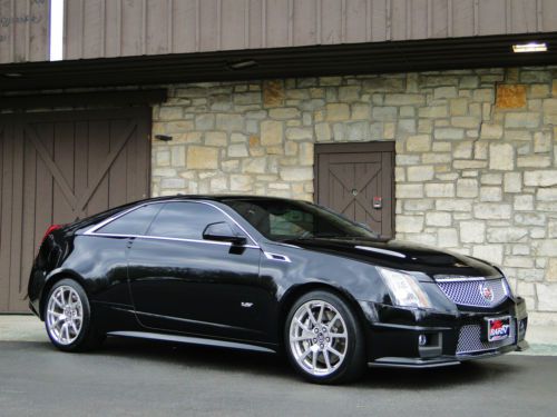 Cts-v v coupe rare 6-speed manual, only 20k mi, polished wheels, sunroof, black