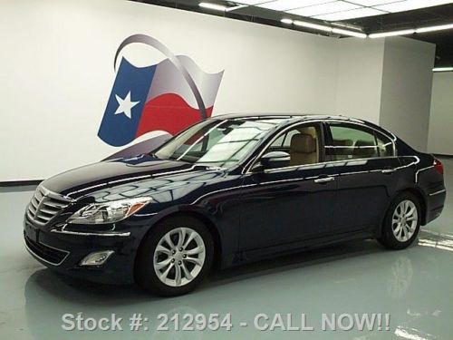 2013 hyundai genesis 3.8 sedan heated leather 35k miles texas direct auto