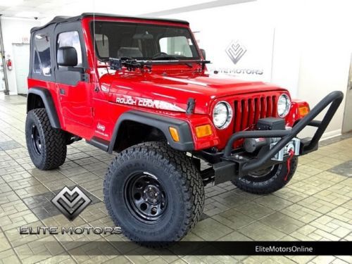 05 jeep wrangler se 4x4 rough country lift winch mudder tires