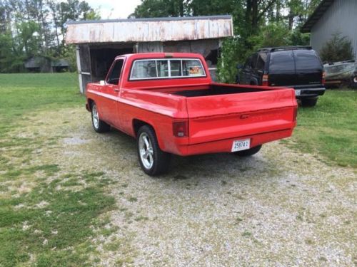 1977 chevy c10 short bed restored