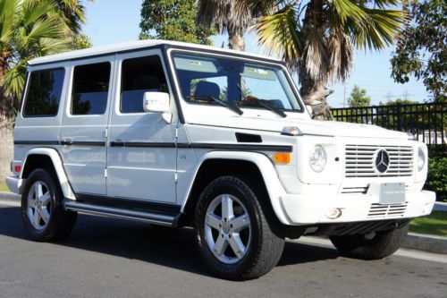 1-owner mint condition g500 mercedes benz 2008 .. white on black