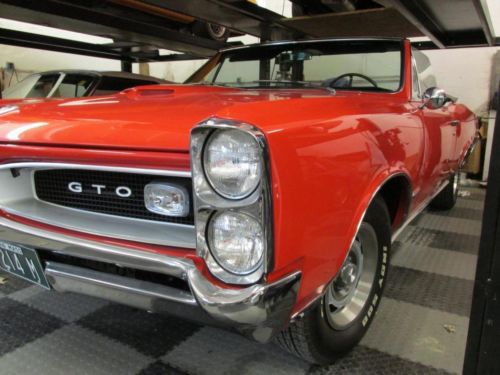 1966 pontiac gto convertible tri-power