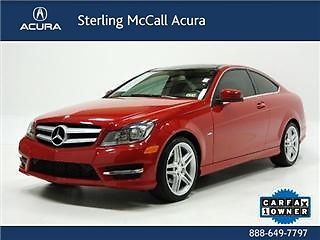 2012 mercedes benz c250 coupe p2 pkg navi pano roof keyless go fully loaded!