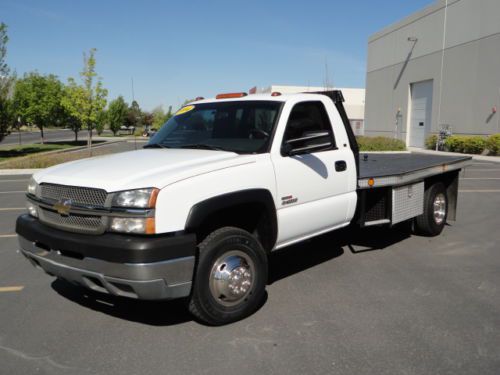 2004 chevrolet,silverad0 3500,drw,duramax diesel,allison,2wd,flat bed,dump bed!