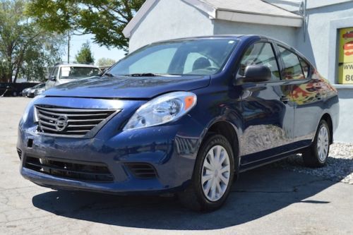 2012 nissan versa sedan salvage runs economical perfect fixer export welcome!