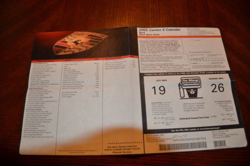 2005 Carrera S Cabriolet, US $49,000.00, image 13